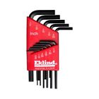69211 "-3 60 Hex -key Set 6 .050 Eklind 11pc 8 "short