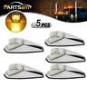 025346v7264t1m3 Partsam Clear Lens Yellow Light Chrome Plating Assembly Cab Marker