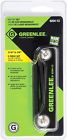 0254-13 Greenlee Textron Brand New Piece Folding Wrench Set 783310562696