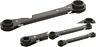 025582300362 Channellock Metric Ratcheting Wrench Set Black Phosphate Oxide