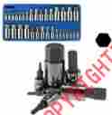 10288a Neiko Hex Allen Bit Socket Set Sae Metric Alan S2 Steel 32 Pc Auto Shop Repair