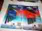 10507 Eklind Two 2 New Sae Hex-l Sets 7 Keys Each Allen Wrench Metric Inch