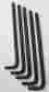 10912 Bondhus 1 4 Ball End Tip Hex Key L Wrench With Proguard Finish 5 Piece