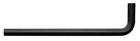 58050 12 Keys Long Steel -handle Allen Oxide Arm 1.5mm Black Wrench Hex