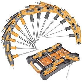 14 Pc Thandle Allen Wrench Set Metric And Standard T Handle Hex Key Long