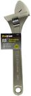 15015 Adjustable Wrench Satin Finish 035794150150