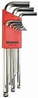 16999 Bondhus Ball End Tip Hex Key Set Long 037231169992