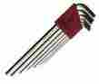 Hlx7mb 17192 Bondhus 7 Allen Hex L-wrenches With Briteguard Finish Extra Long Metric 037231171926