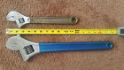 18inch Klein Tools Adjustable Wrench Lot 12inch And