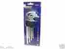 19021209 Hoteche 9pc Tamper Resistant Torx T10 T15 T20 T25 T27 T30 T40 T45 T50 L Wrench 030772719121