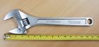 191105 Hoteche Adjustable Wrench Forged Steel Chrome Finish Hand Tool