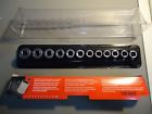 212fsmy Snap On Drive Point Shallow Chrome Socket Set