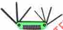 0375169 25570 Eklind 7 In 1 Torx Fold Up Tool 037516255709