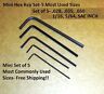 283550116564sasp Allen Piece Sae Inch Mini Hex Set Precision Micro Short