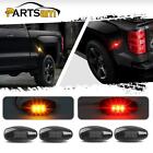 0x5335i666gy9j9x 2x Amber Red Dually Led Fender Bed Side Marker Lights For Sierra 1999-2013