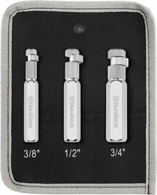 Dtip03s 3 Pcs Internal Pipe Wrench Set Nipple Extractor 3/8 1/2 3/4inch Free Ship