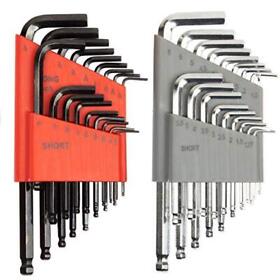 36 Piece Allen Wrench Set Wrenches Hex Key In Metric And Sae Sizes