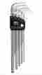 36998 Wiha Hex L-key Set Long Inch Ball End In Prostar Holder Chrome Finish 084705369983