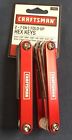 93952 3952 Craftsman Hex Key Set Red Standard Metric Sets