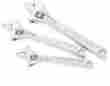 48050 Husky 3 Piece Double Speed Adjustable Wrench Set Home Construction Plumbing Tool 848949080505