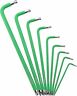 48122 Nexhi Pieces Extra Long Green Star Key Wrench Set With