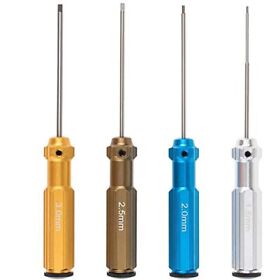 4pcs Rc Allen Key Set Hexagon Screwdriver Wrench Tool Repair Kit Coloured