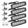 13854t20576u1t1y 4x 6inch Led Work Light Bar Flood Fog Lamp 72w For Driving Offroad Truck Suv Atv