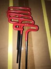 51612 Unbranded Heavy Duty Hex Keys Red Cushioned Grip