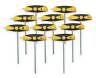 54097 Wiha Tools Piece Sae Hex Key Set 084705334974