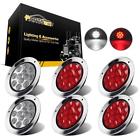 5541197046qu5q8x Partsam Led Round Reverse Brake Stop Tail Lights Rings