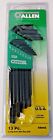 0821713 59846 Allen Piece Sae Long Arm Hex Key Set 082171598463