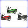 61921 Pc Sae Metric Torx Star Folding Hex Key Wrench Set