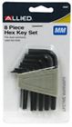 0357944 65067 Allied International Metric Hex Key Set Piece 035794650674
