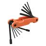 70550 Klein Tools Hex Key Set Sae Folding Comfortable 092644332845