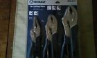 7in Pc. 3 Kobolt Package. Pliers. 10in. Vise Set 6.5in Grip