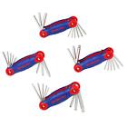 843744003674 Unbranded Piece Folding Hex Key Wrench Set In