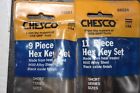 88061 88024 Chesco Metric And Sae Piece Hex Key Set 038548880242