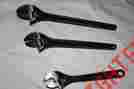 9-44652 Craftsman Giant Industrial Adjustable Wrench Set 12 15 18 Inch Made In Usa New