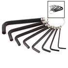 A15092200ux0545 Design Metal Hexagon Key Wrench Spanners Set Black 712662751816