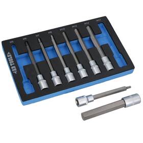 B01mczeoqs Ab Tools 1/2 Drive Allen Hex Key Sockets Extra Long 140mm 5mm - 17mm 8pc Set