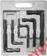 Ajw-taih0560s Unbranded 6 Pc Large Jumbo Sae Allen Wrench Hex Key Tool Set 789611024642