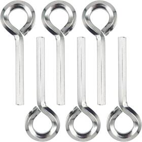 Wnhdk09 Alamic 7/32 Inch Standard Hex Dogging Key Allen Wrench Door For Push Silver