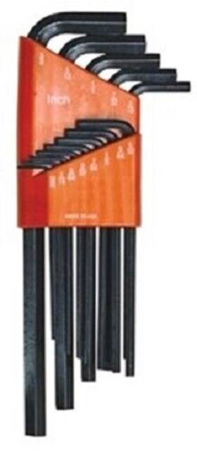Hk10213 Alfa Tools Hex-l Long Arm Inch Key Set