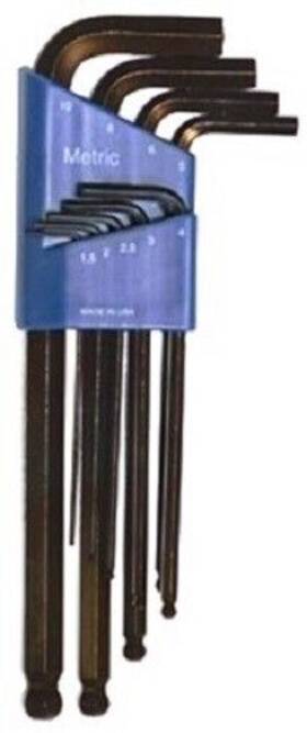 Hk13609 Alfa Tools Ball Hex-l Key Metric Set