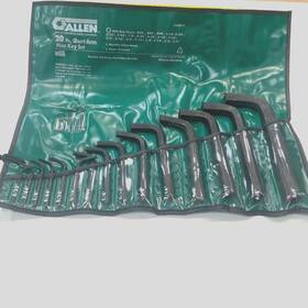 Allen 082171560118 Wrench # 56011 -20pc Short Arm Hex Key Set-new