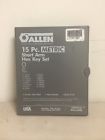 56036 Allen Metal Brand Short Box Hex Arm Pc Key 15 Metric Set