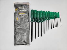 56182 Allen 13 Piece Sae Ball Plus Screwdriver Handle Hex Key Set Usa