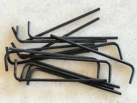 58005 Allen 14 New #58005 7/64 Inch Standard Sae Long Arm L Hex Keys Black Oxide Usa