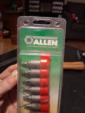 58895 Allen New Tools 11pc 1/4 And 5/16 Drive Torx Bit Set P/n