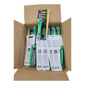 Allen 773544108487 Wholesale Lot Of 12 Green Folding Hex Key Wrench Set Bicycle Car Tools Sae